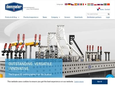 Website von Demmeler Maschinenbau GmbH & Co. KG