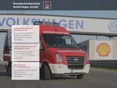 Website von Brandschutztechnik Schlichtiger GmbH