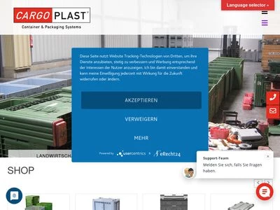 Website von Cargo Plast® GmbH