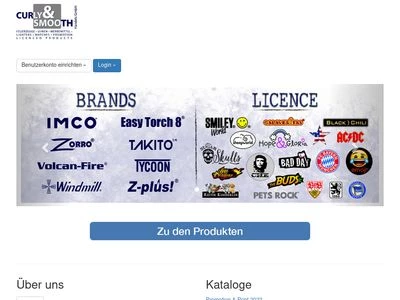 Website von Curly & Smooth Handels GmbH