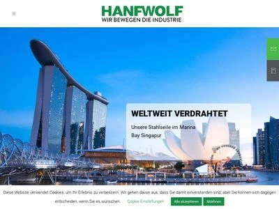 Website von Hanfwolf GmbH & Co. KG