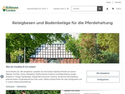 Website von Hellmann Gerden GmbH