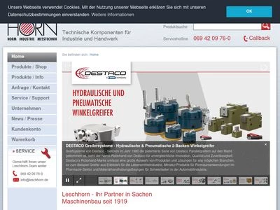 Website von Leschhorn GmbH & Co. KG