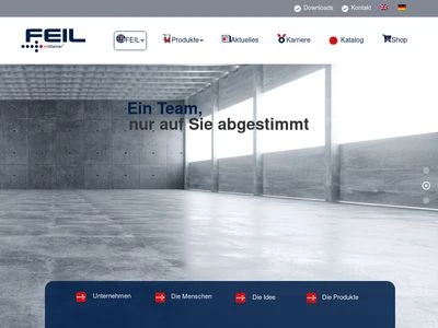 Website von FEIL rolltainer GmbH