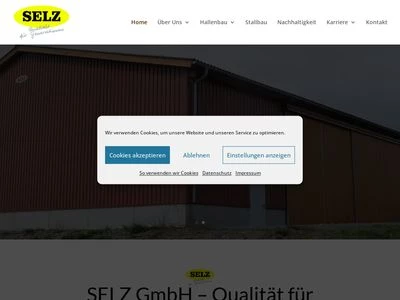 Website von Selz GmbH