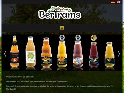 Website von Gebr. Bertrams GmbH & Co. KG