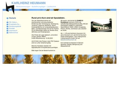 Website von Karlheinz Heumann