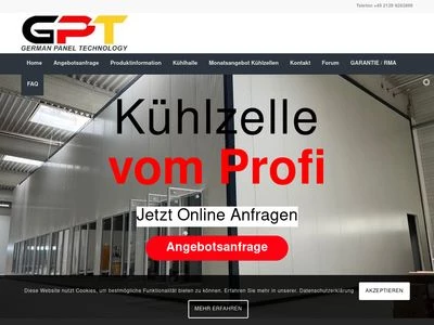 Website von Gpt GmbH