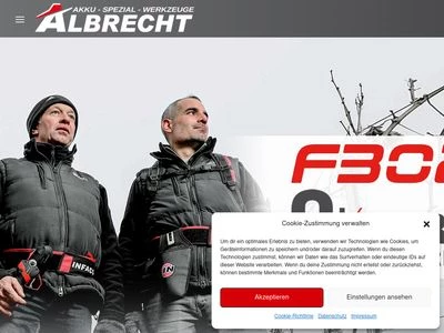 Website von ALBrecht GmbH