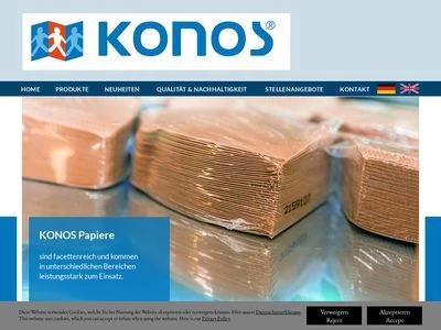 Website von KONOS GmbH