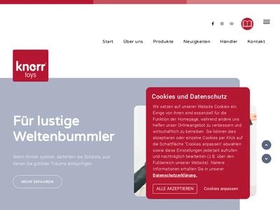 Website von KnorrToys GmbH