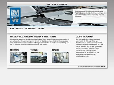 Website von Ludwig Michl GmbH