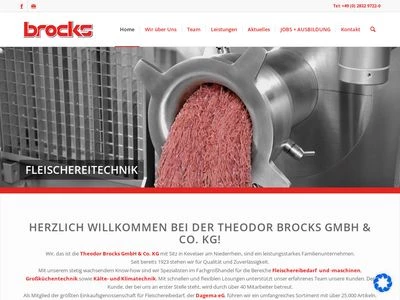 Website von Theodor Brocks GmbH & Co. KG