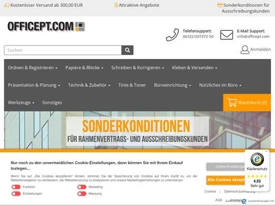 Website von TECSERV GmbH & Co. KG 