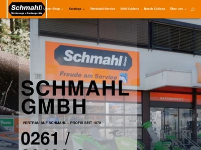 Website von Schmahl GmbH