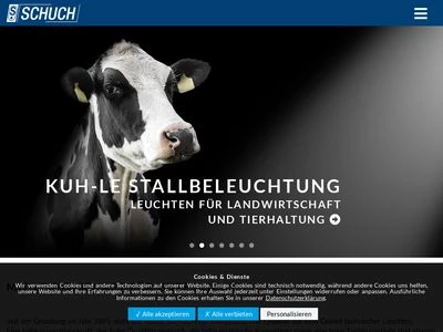 Website von Adolf Schuch GmbH