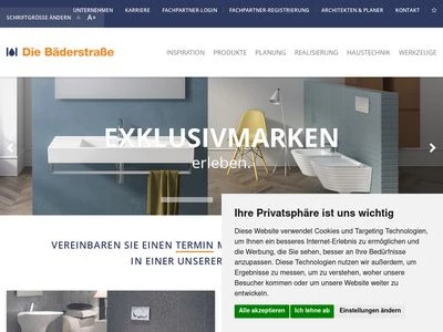 Website von Friedrich Detering GmbH