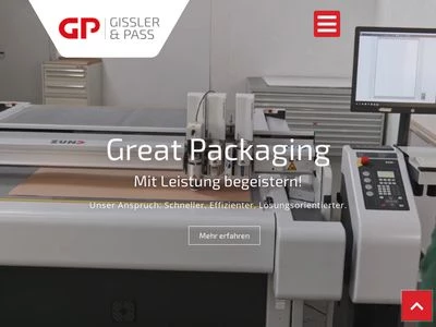 Website von Gissler & Pass GmbH