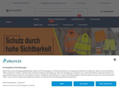 Website von M. Reuschenbach Handel- & Fertigungs GmbH + Co. KG