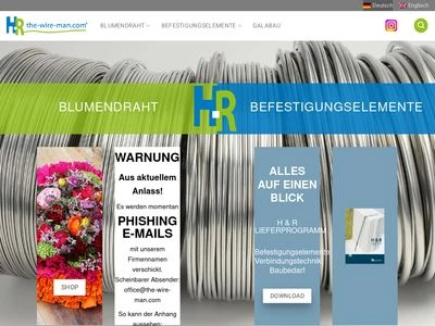 Website von H&R GmbH