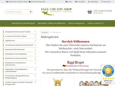 Website von Eggl GmbH