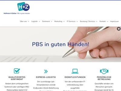 Website von HOFMANN + ZEIHER GmbH