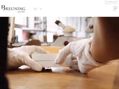 Website von Breuning GmbH