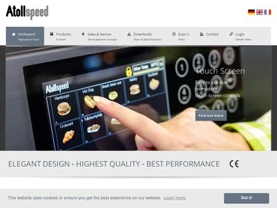 Website von Atollspeed GmbH