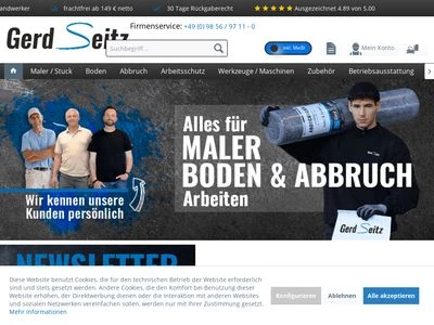Website von Gerd Seitz GmbH