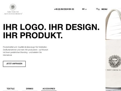 Website von Munich Accessories GmbH