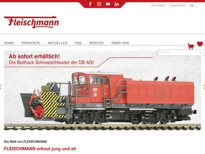 Website von Modelleisenbahn GmbH