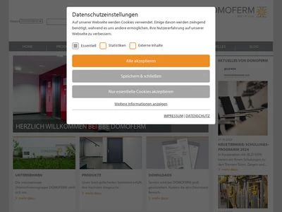 Website von DOMOFERM GmbH&CoKG