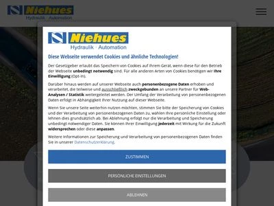 Website von Th. Niehues GmbH