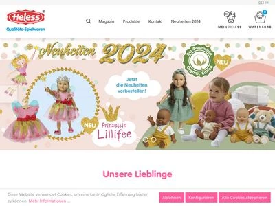 Website von Heless GmbH