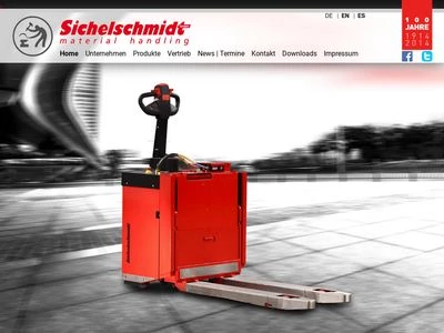 Website von Sichelschmidt GmbH material handling