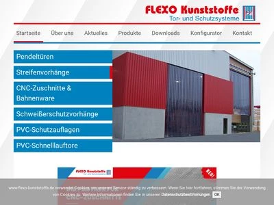 Website von Flexo Kunststoffe GmbH