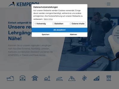 Website von KEMPER SYSTEM GmbH & Co. KG