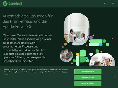 Website von Omnicell GmbH