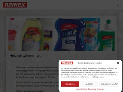 Website von Reinex GmbH & Co. KG