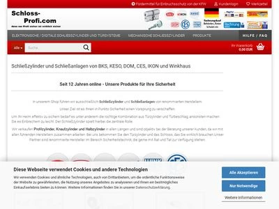 Website von Haus und Sicherheit GmbH