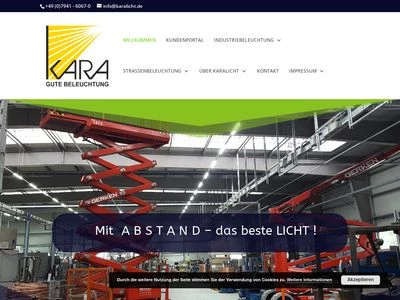 Website von Kara Energiesparkonzepte Fleischmann KG