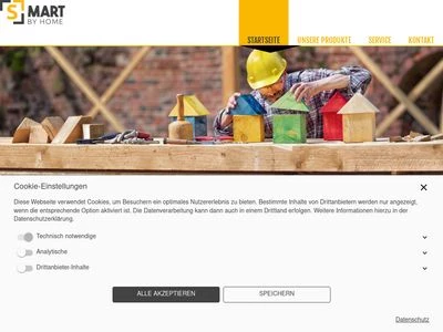 Website von Smart by Home GmbH