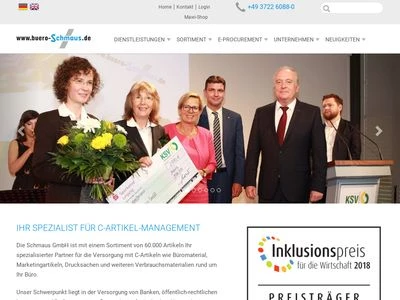 Website von Schmaus GmbH