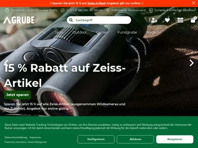 Website von Grube KG Forstgerätestelle