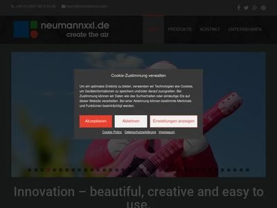Website von NEUmann GmbH