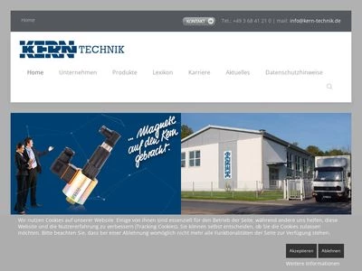 Website von Kern Technik GmbH & Co. KG