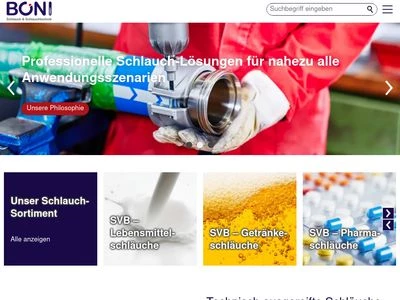Website von BONI GmbH