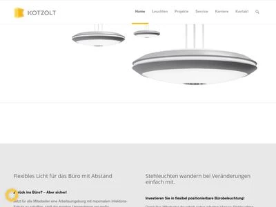Website von Kotzolt International GmbH