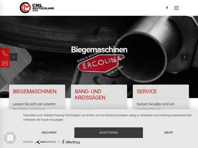 Website von CML Deutschland GmbH