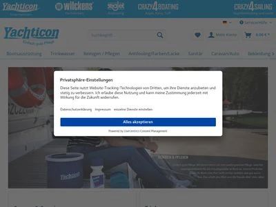 Website von Yachticon A. Nagel GmbH